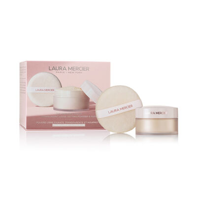 TRANSLUCENT LOOSE SETTING POWDER ULTRA-BLUR & VELOUR PUFF SET (SET DE MAQUILLAJE)